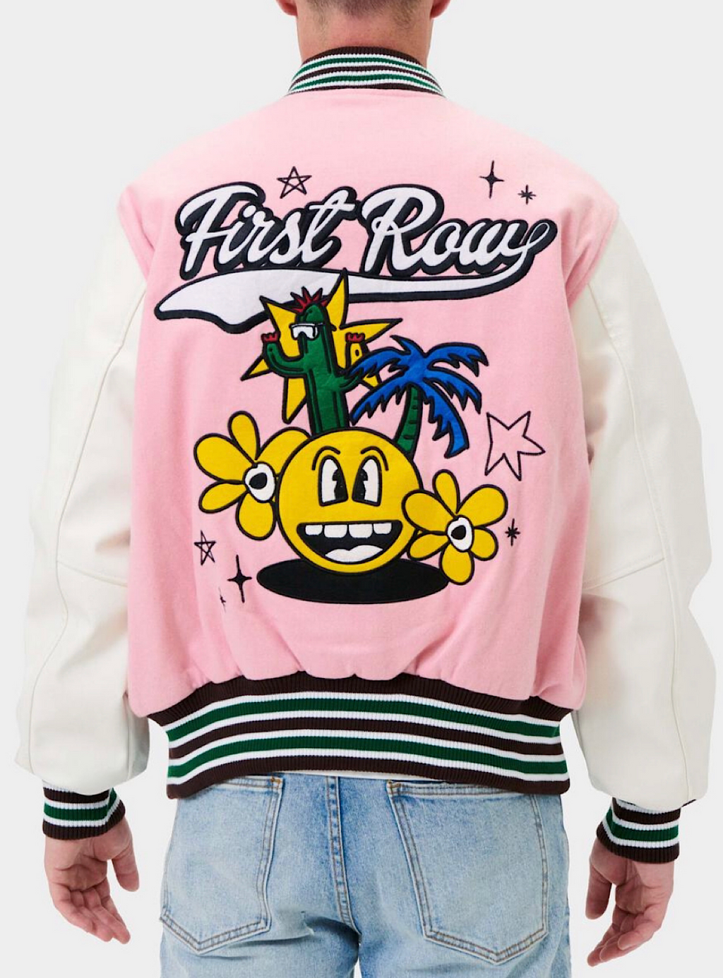 First Row Jacket - Amazing Varsity - Pink - FRJ003