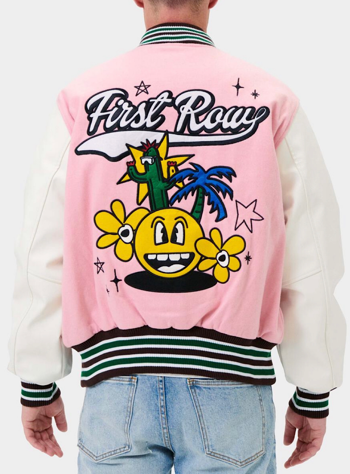 First Row Jacket - Amazing Varsity - Pink - FRJ003