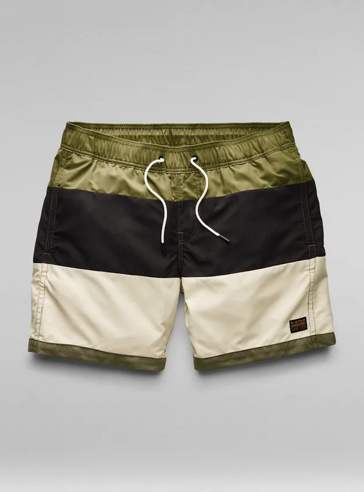 G-Star Swim Trunks - Dirik Color Block - Bright Rovic Green - D21131
