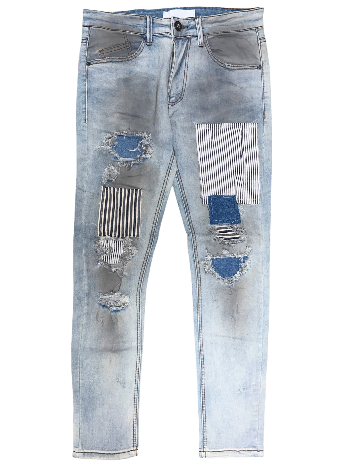 KDNK Jeans - Patches - Blue - KND4475