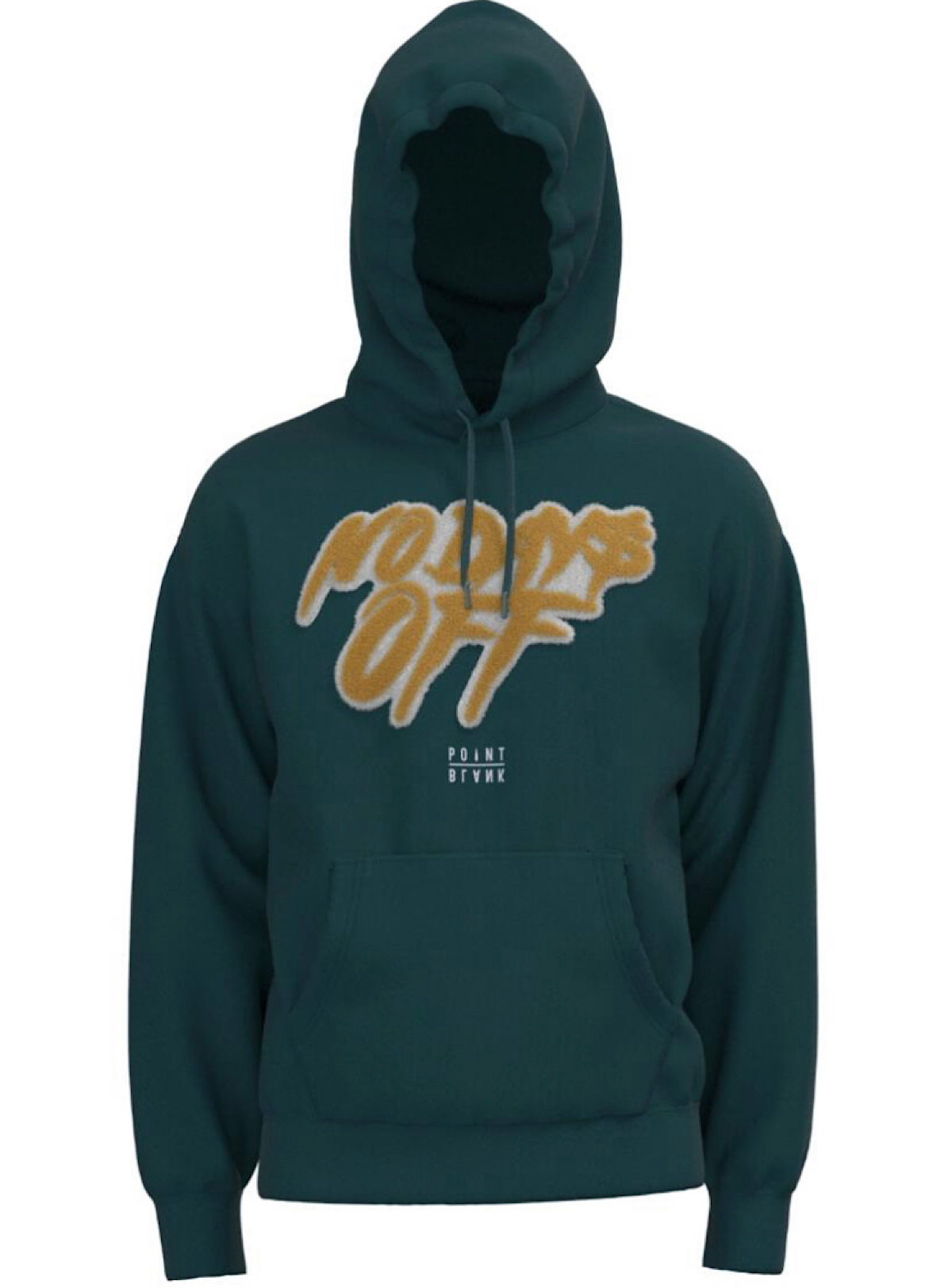 Point Blank Hoodie - No Days Off - Deep Teal - 100987-5599
