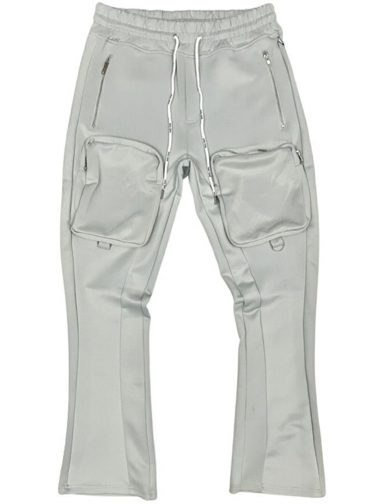 Motive Denim Track Pants - Cargo Stacked - Light Grey - MT100