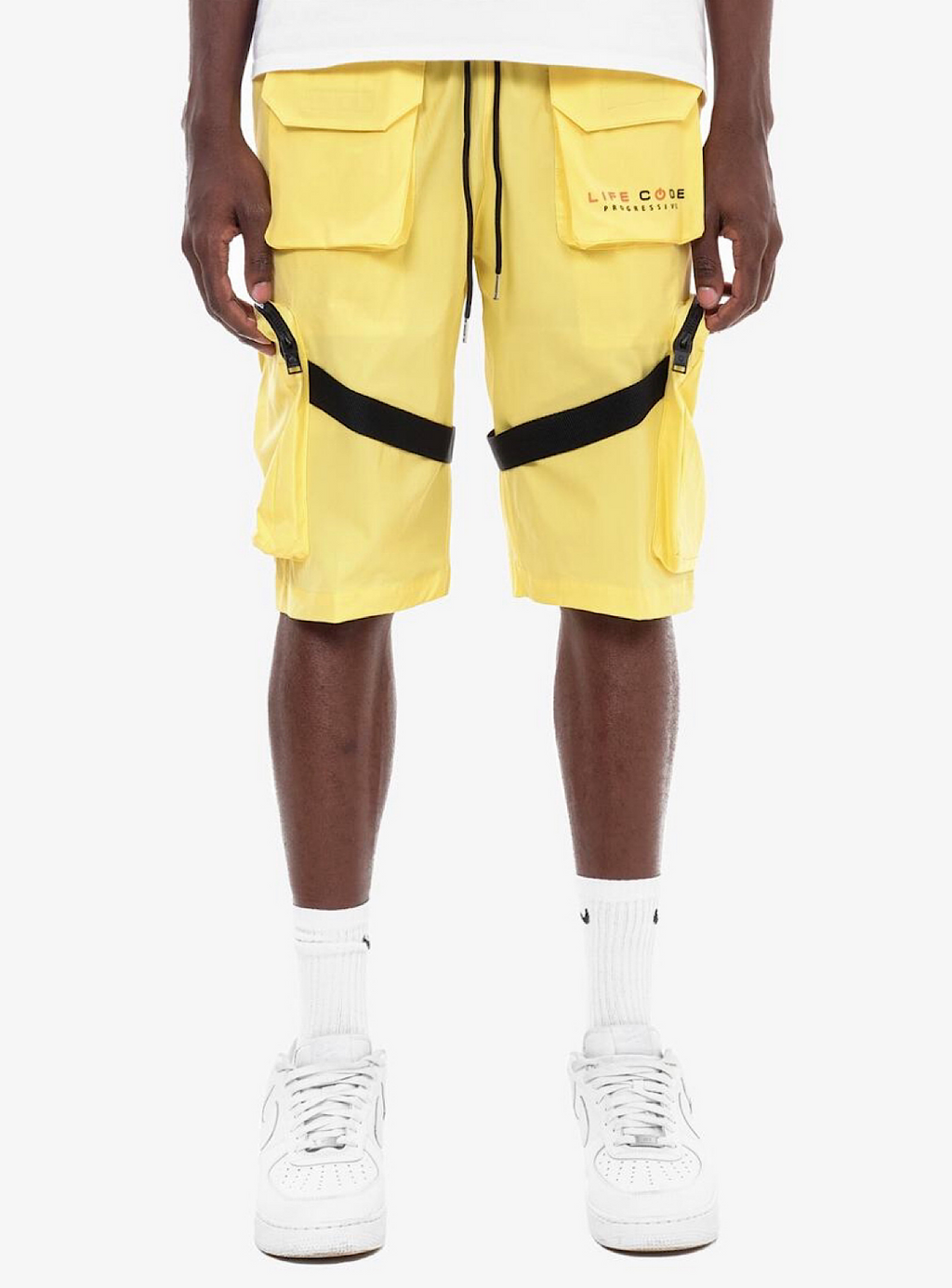 Life Code Shorts - Taslan Utility Pocket - Yellow - 21P53