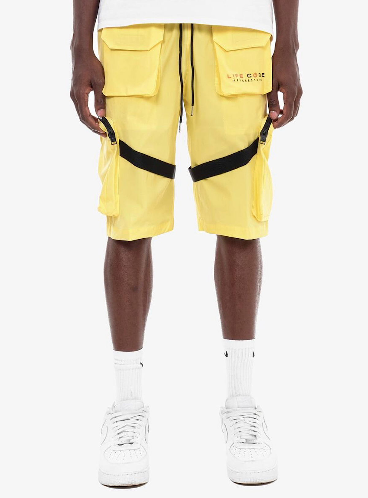 Life Code Shorts - Taslan Utility Pocket - Yellow - 21P53