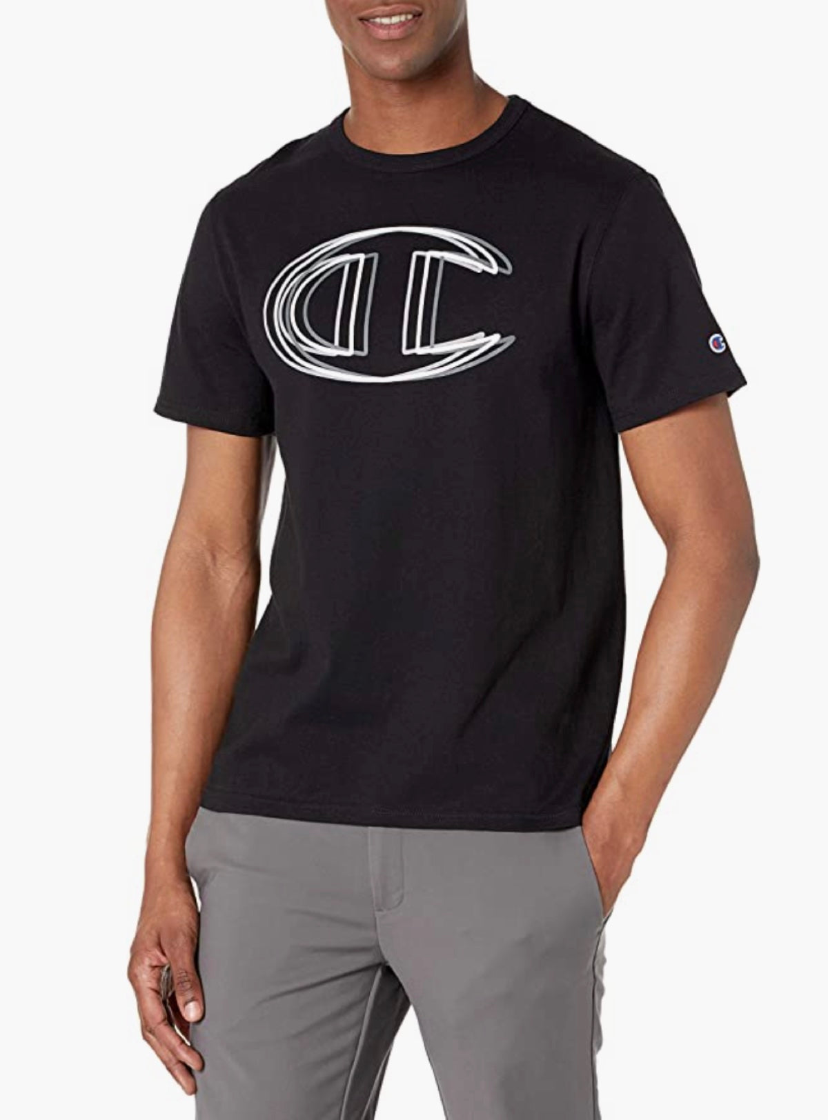 Champion Heritage tee - Big Logo - Black