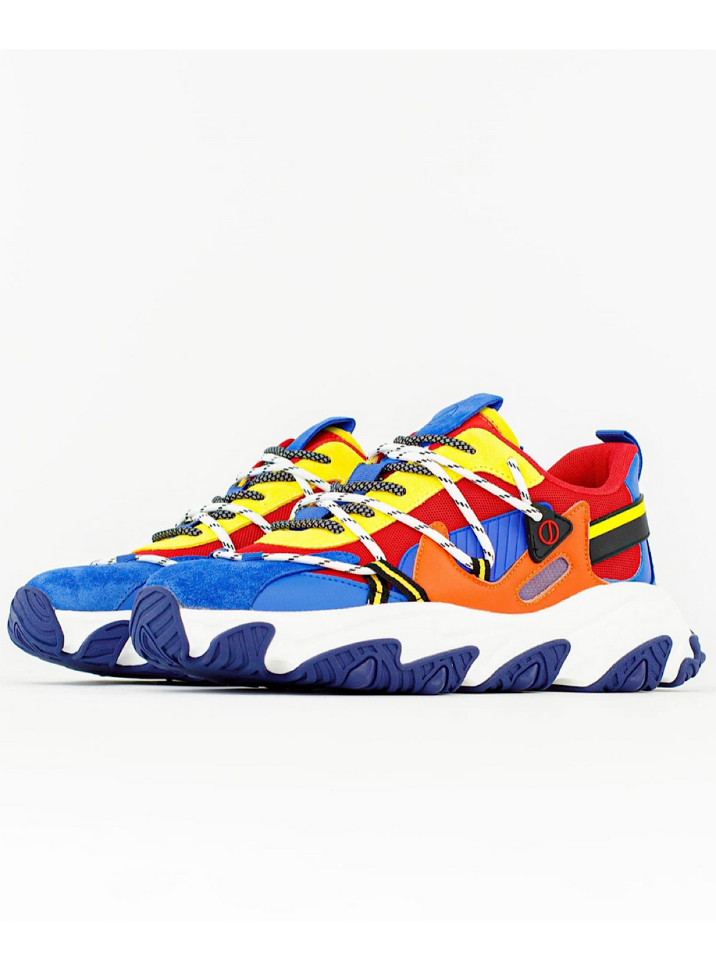 Javi Shoes - Chaos - Blue With Red And Yellow