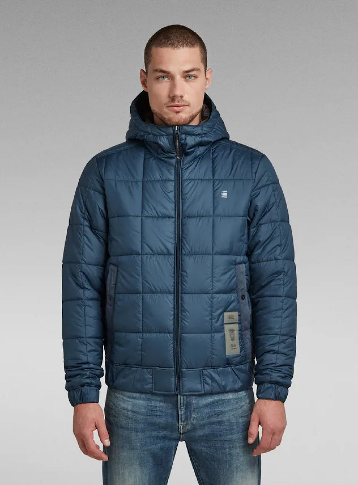 G-Star Jacket - Meefic Quillted - Luna Blue - D20126