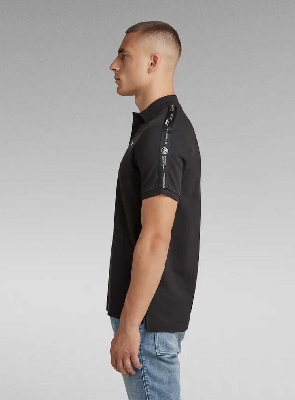 G-Star Polo T-Shirt - Tape - Dark Black - D21522