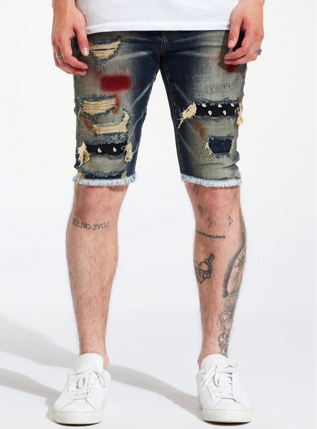 Crysp Denim Shorts - Pierre - Indigo Tint - CRYSP222-32