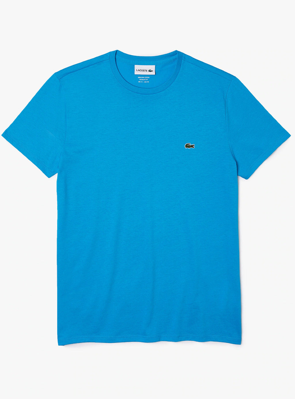 Lacoste T-Shirt - Crewneck Pima Cotton Jersey - Turquoise-HLU - TH6709