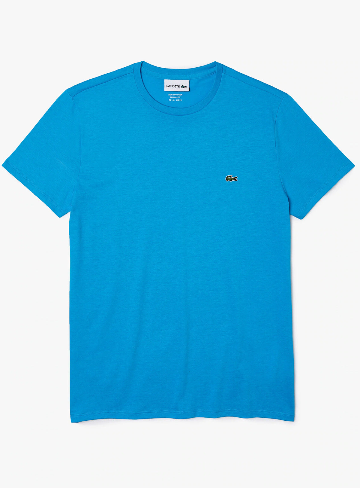 Lacoste T-Shirt - Crewneck Pima Cotton Jersey - Turquoise-HLU - TH6709