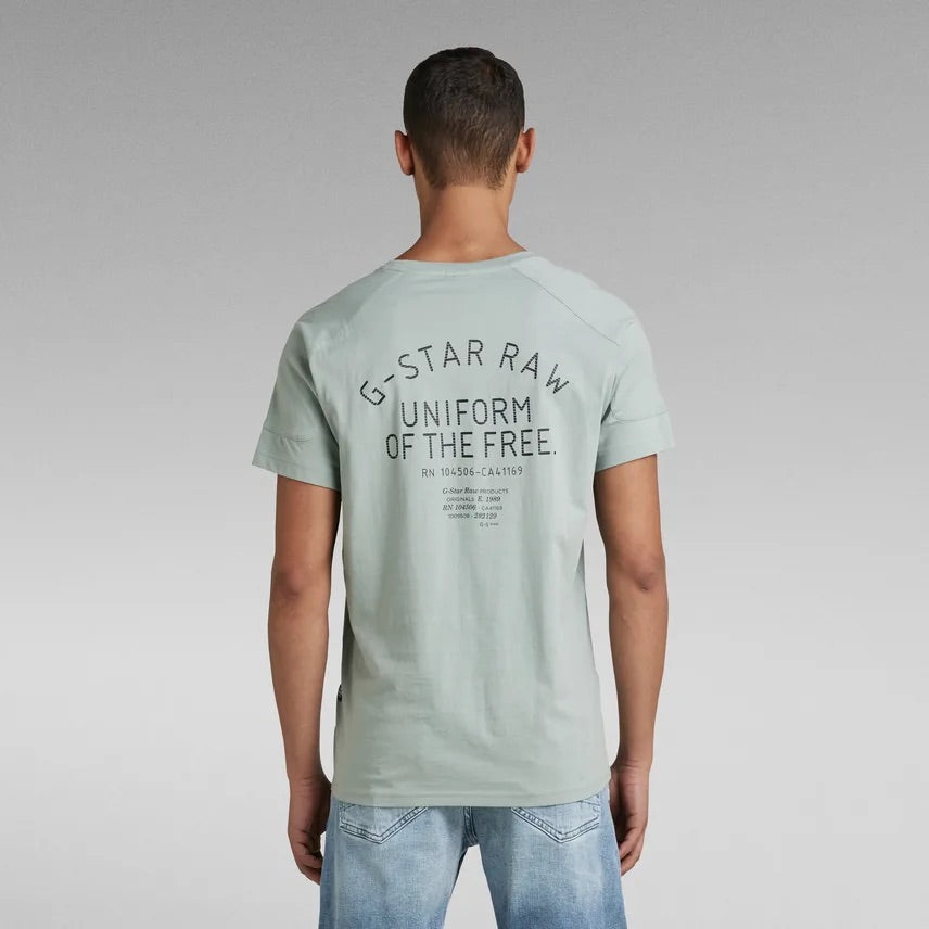 G-Star T-Shirt - Korpaz Logos - Iceberg Green - D21376