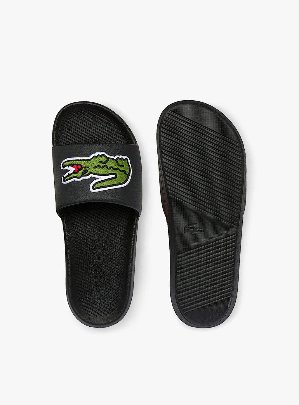 Lacoste Slides - Croco - Black - 7-38CMA00731B4