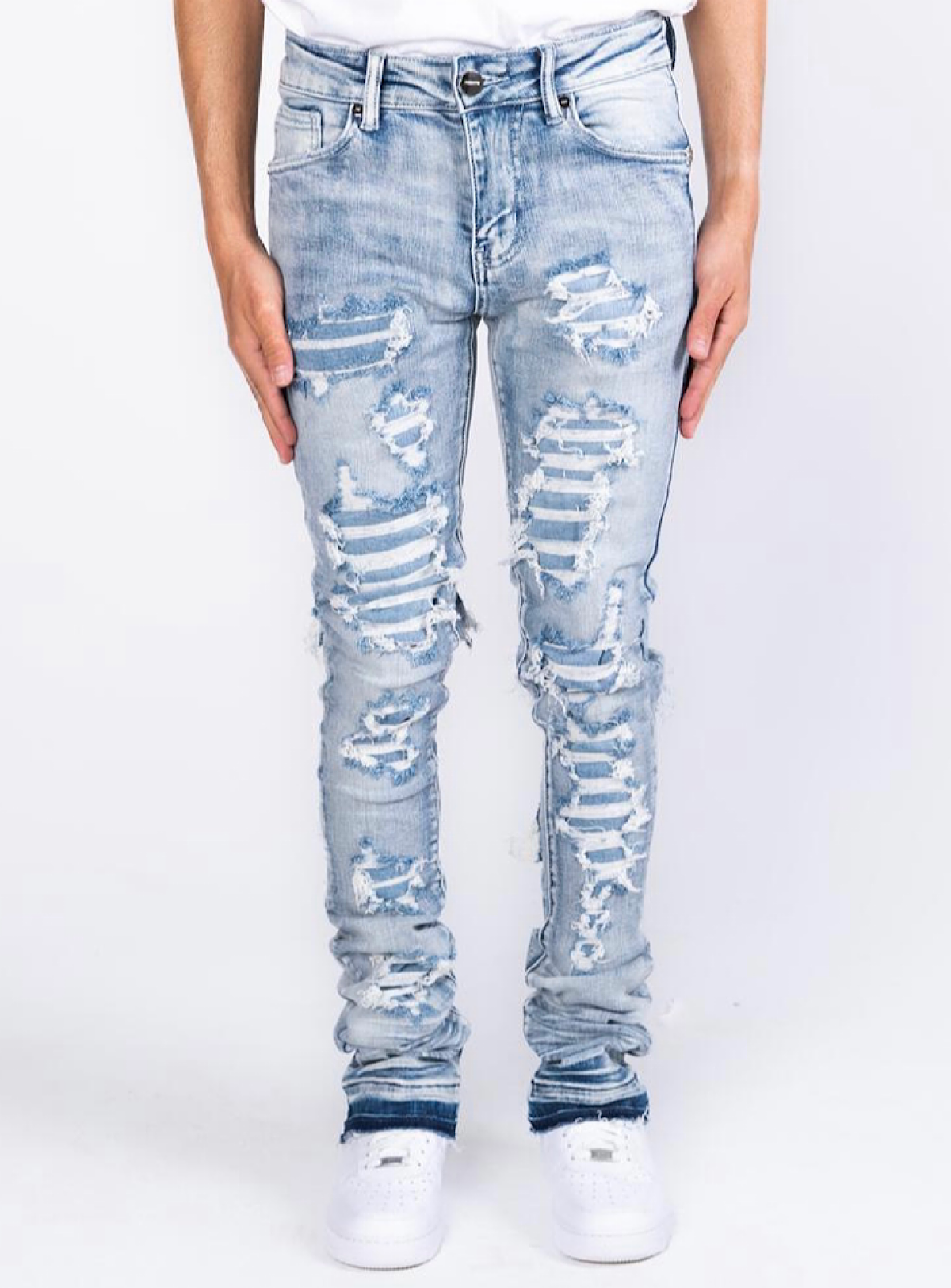 Pheelings Jeans - Seize The Day Flare Stack - Light Wash Blue - PH-SS22-84