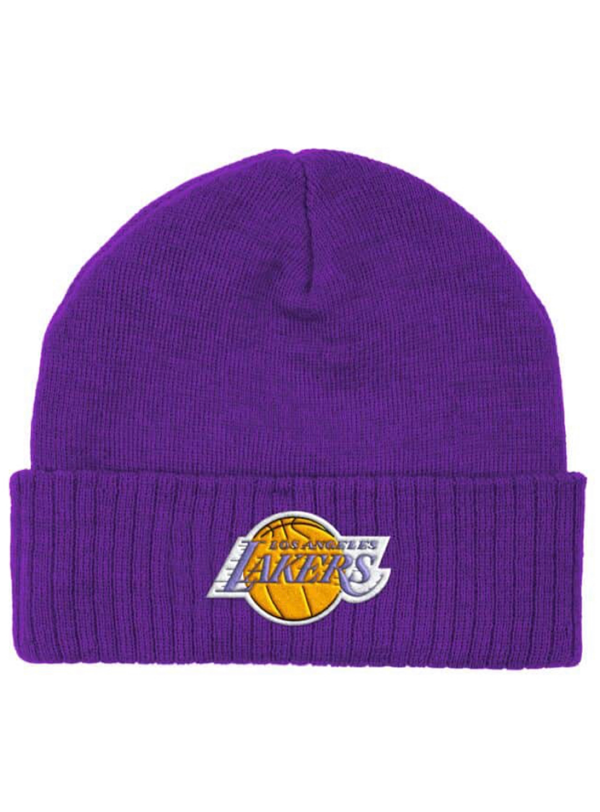 Mitchell & Ness Hat - NBA Fandon Beanie Lakers - Purple - KTCFMM19260