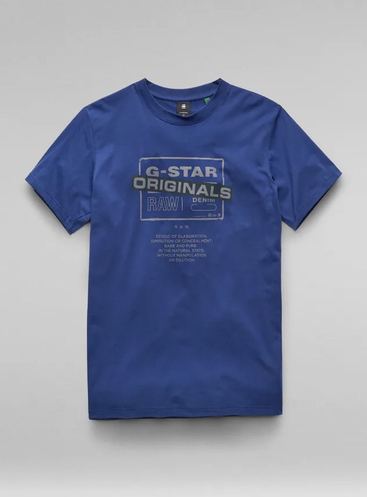 G-Star T-Shirt - Originals - Ballpen Blue - D21181