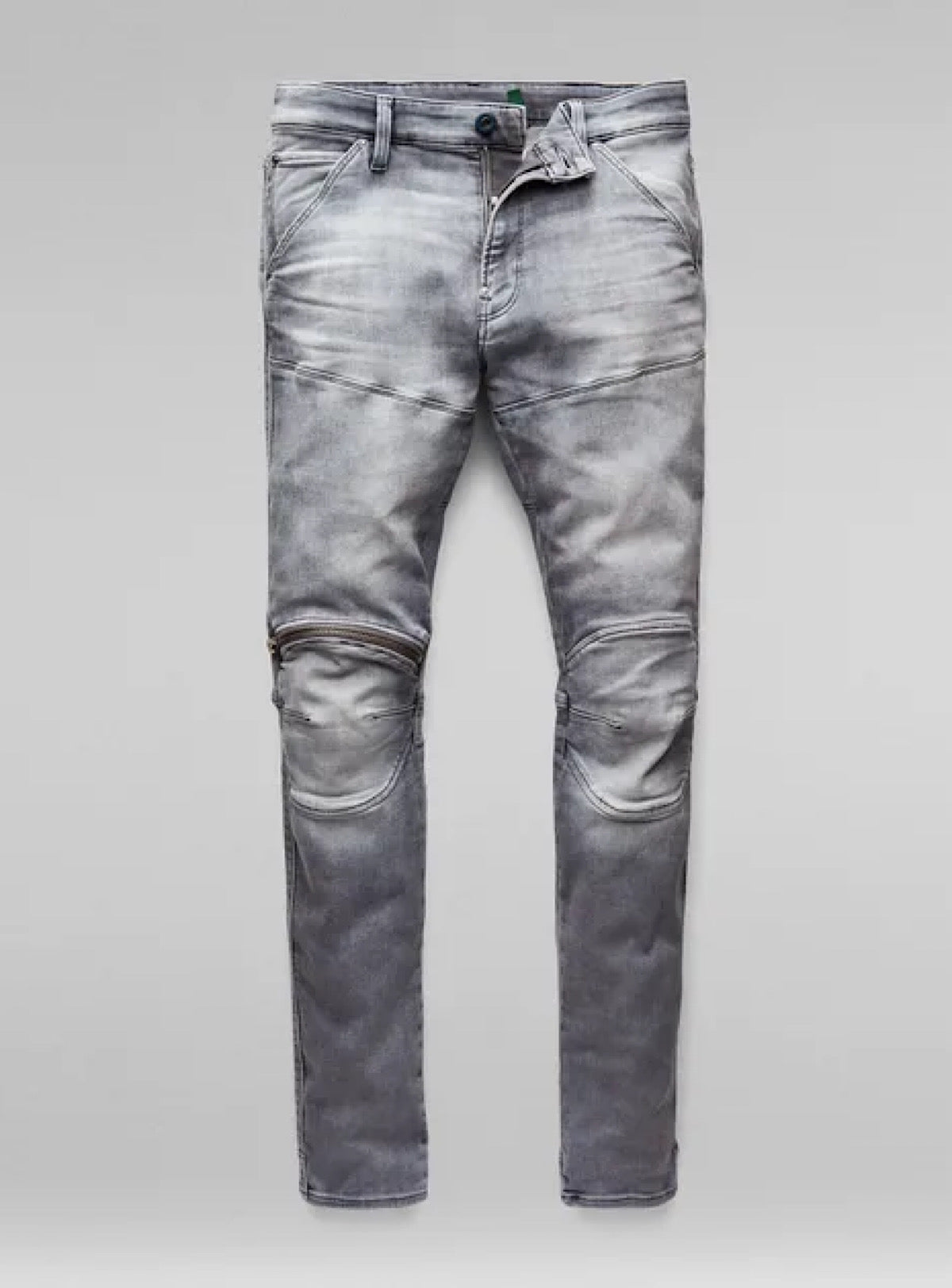 G-Star Jeans - 3D Zip Knee - Sun Faded Glacier Grey - D01252-A634