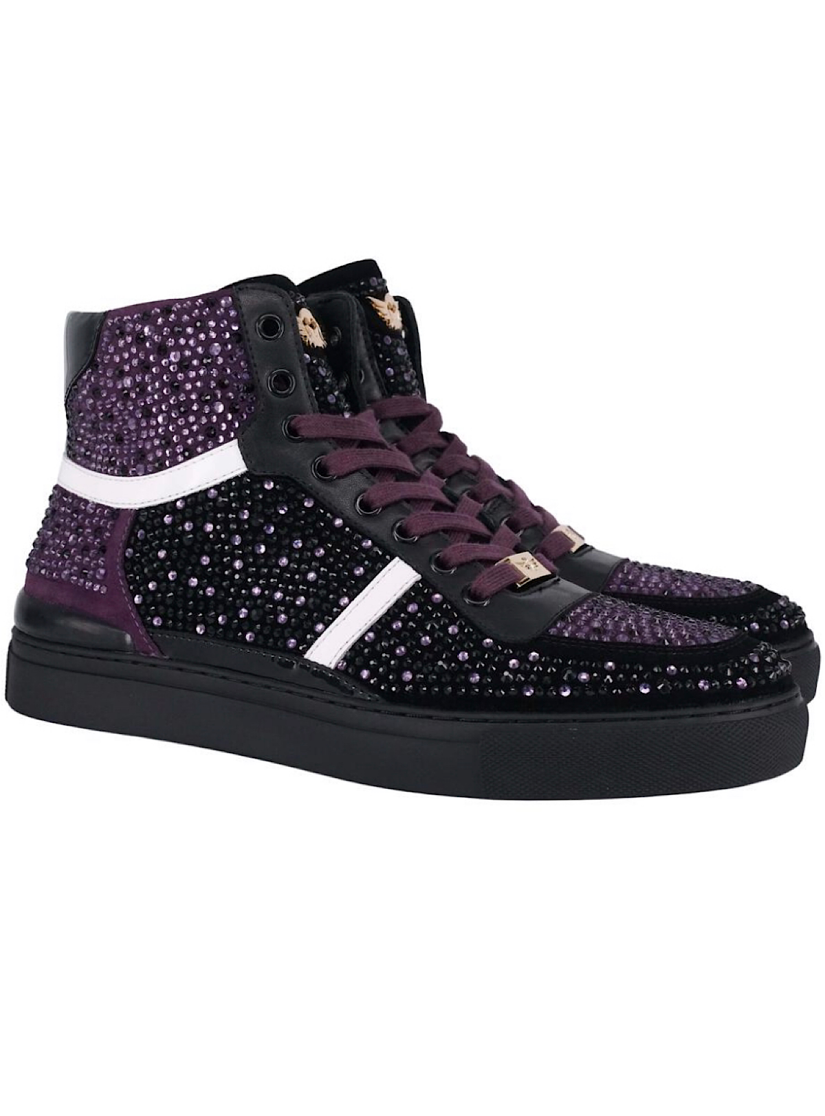 Ferrari Massari Shoes - Stripes Hustler Grape - Purple And Black