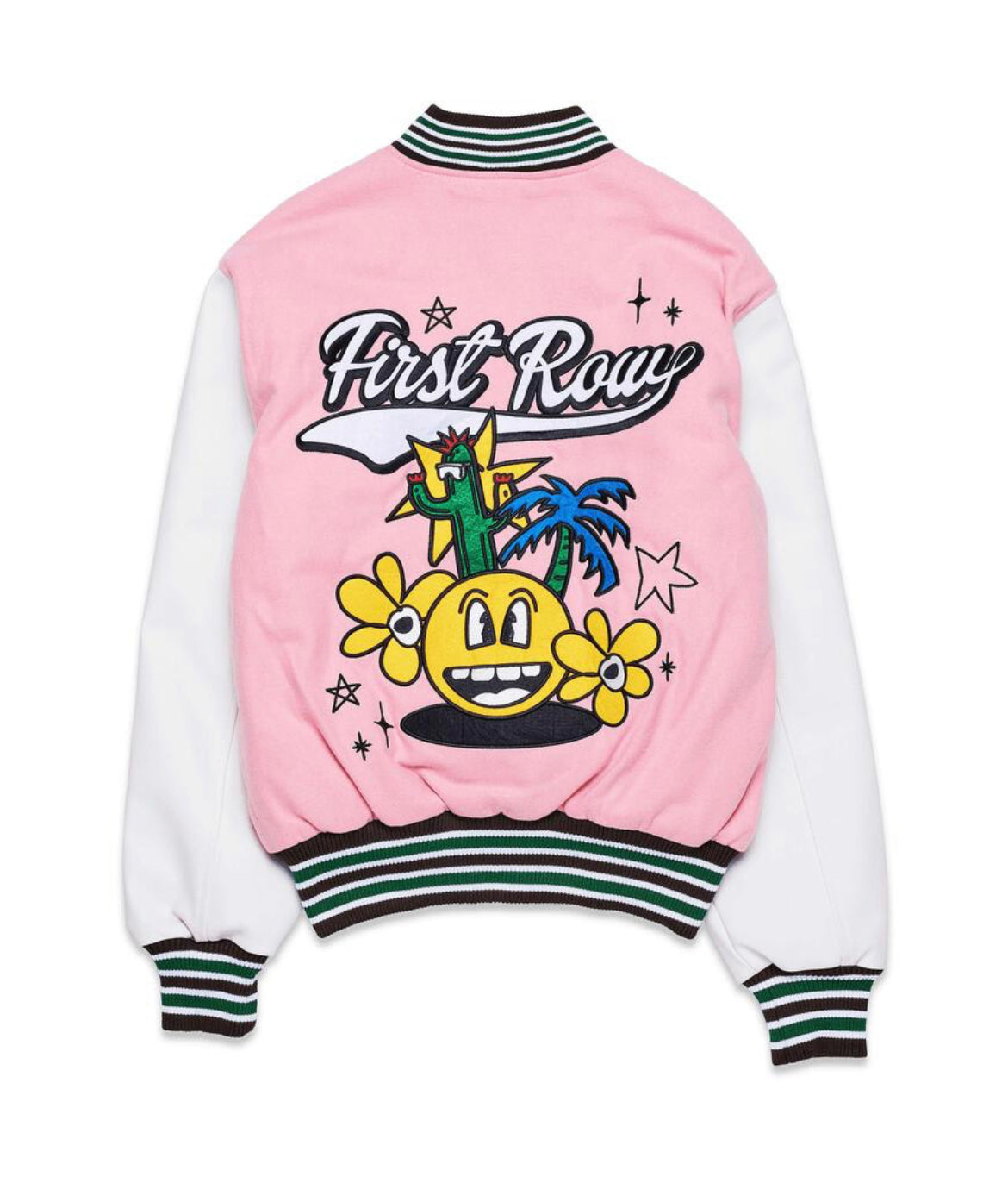 First Row Jacket - Amazing Varsity - Pink - FRJ003