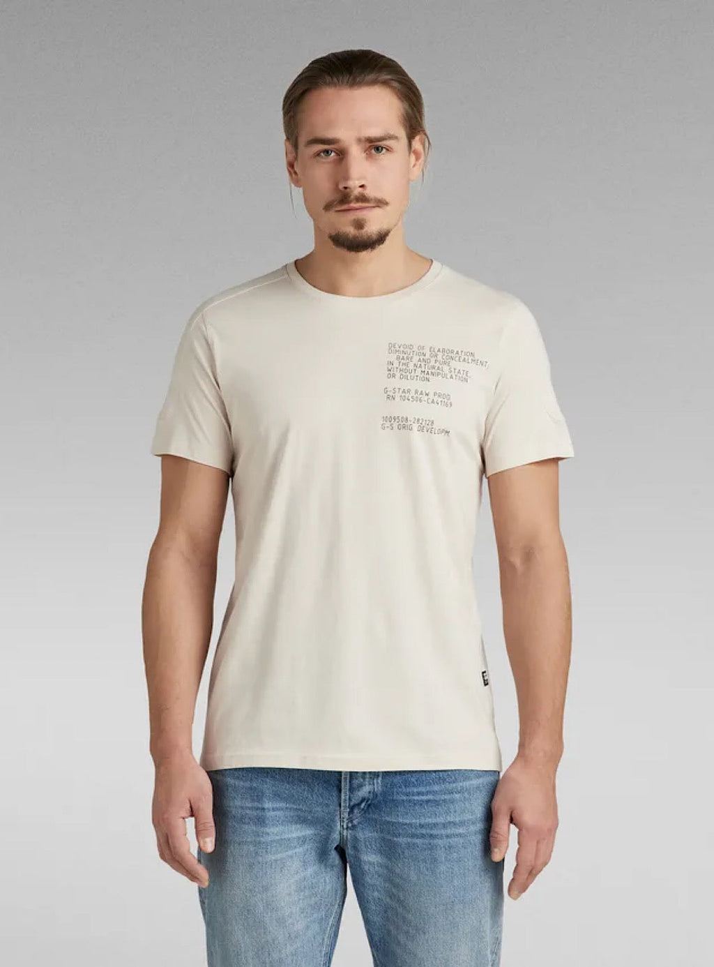 G-Star T-Shirt - Korpaz Logos - Dk Talc - D21376