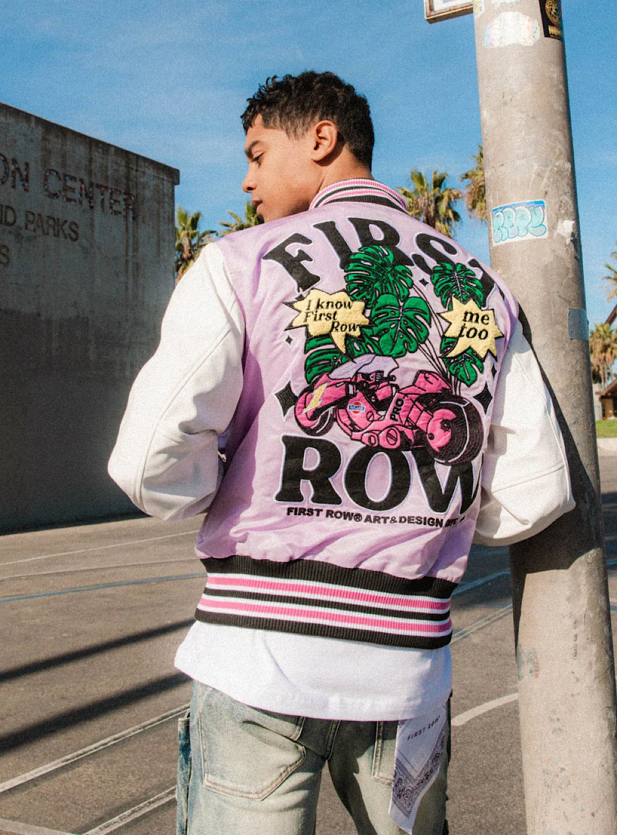 First Row Jacket - Kaneda's Bike - Lavender - FRJ0038