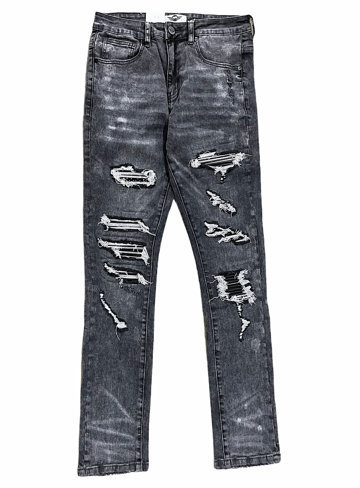 Ferrari Massari Jeans - Kingpin Hustler Black - Grey