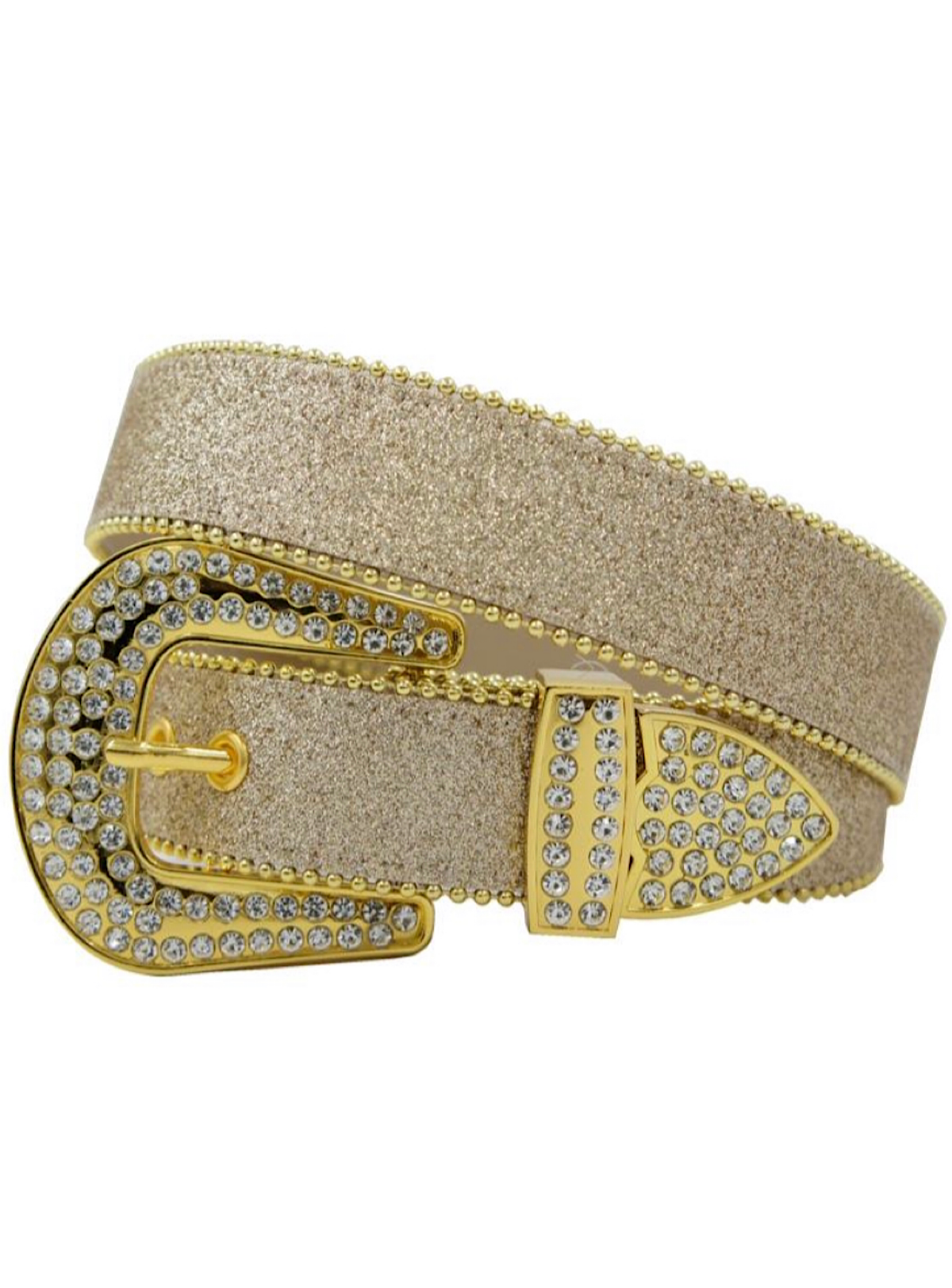 DNA Belt - Plain Snakeskin - Shiny Gold