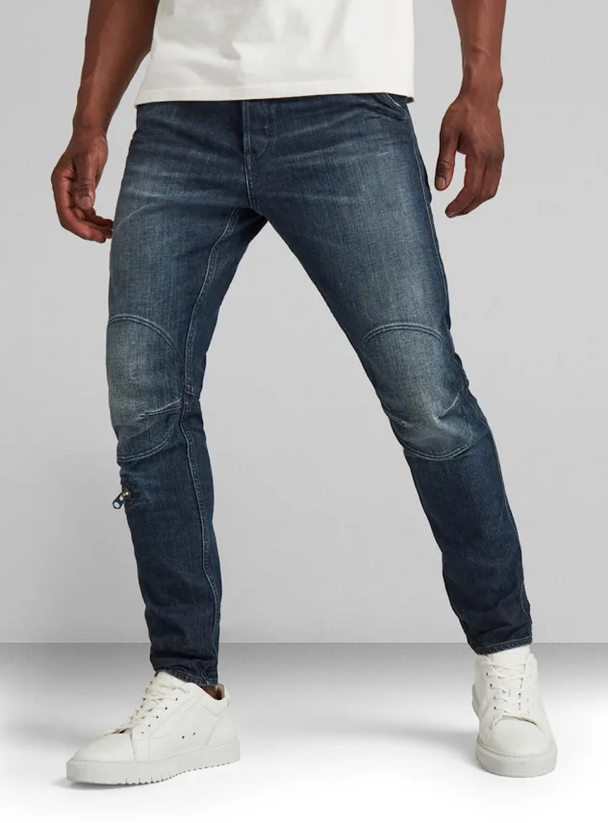 G-Star Jeans - Pilot 3D Slim - Worn In Hale Navy - D20505-B767