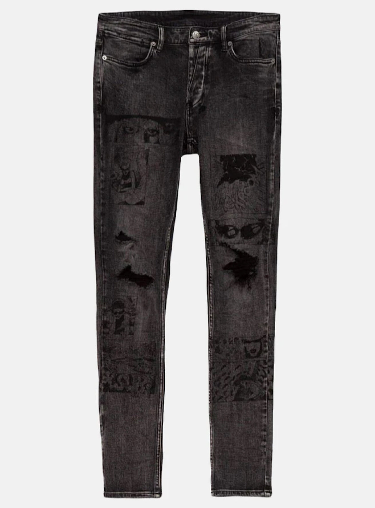 Ksubi Jeans - Van Winkle Dark Comic - Black - 5000005221