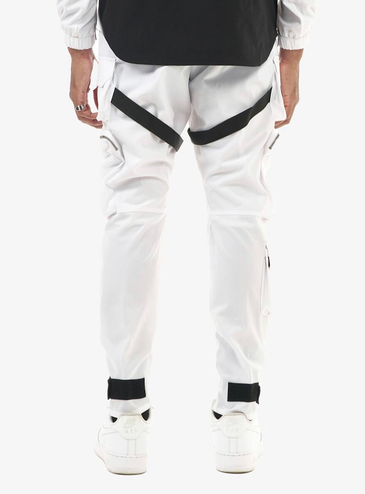 Life Code Track Pants - Utility Straps - White - 13P03