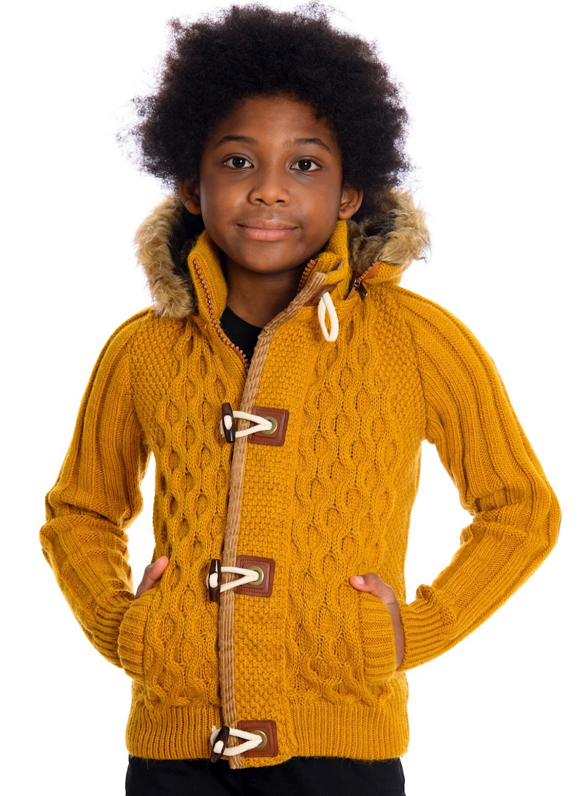 LCR Kids Sweater - Knit - Mustard - K-6205