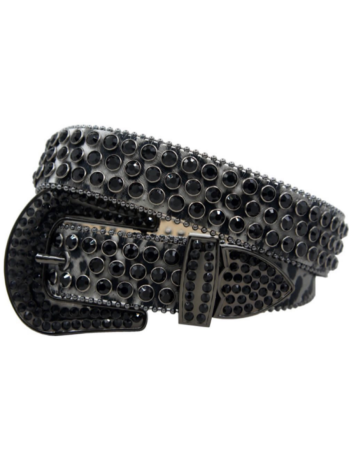 DNA Belt - Cheetah - Grey and Black - 528