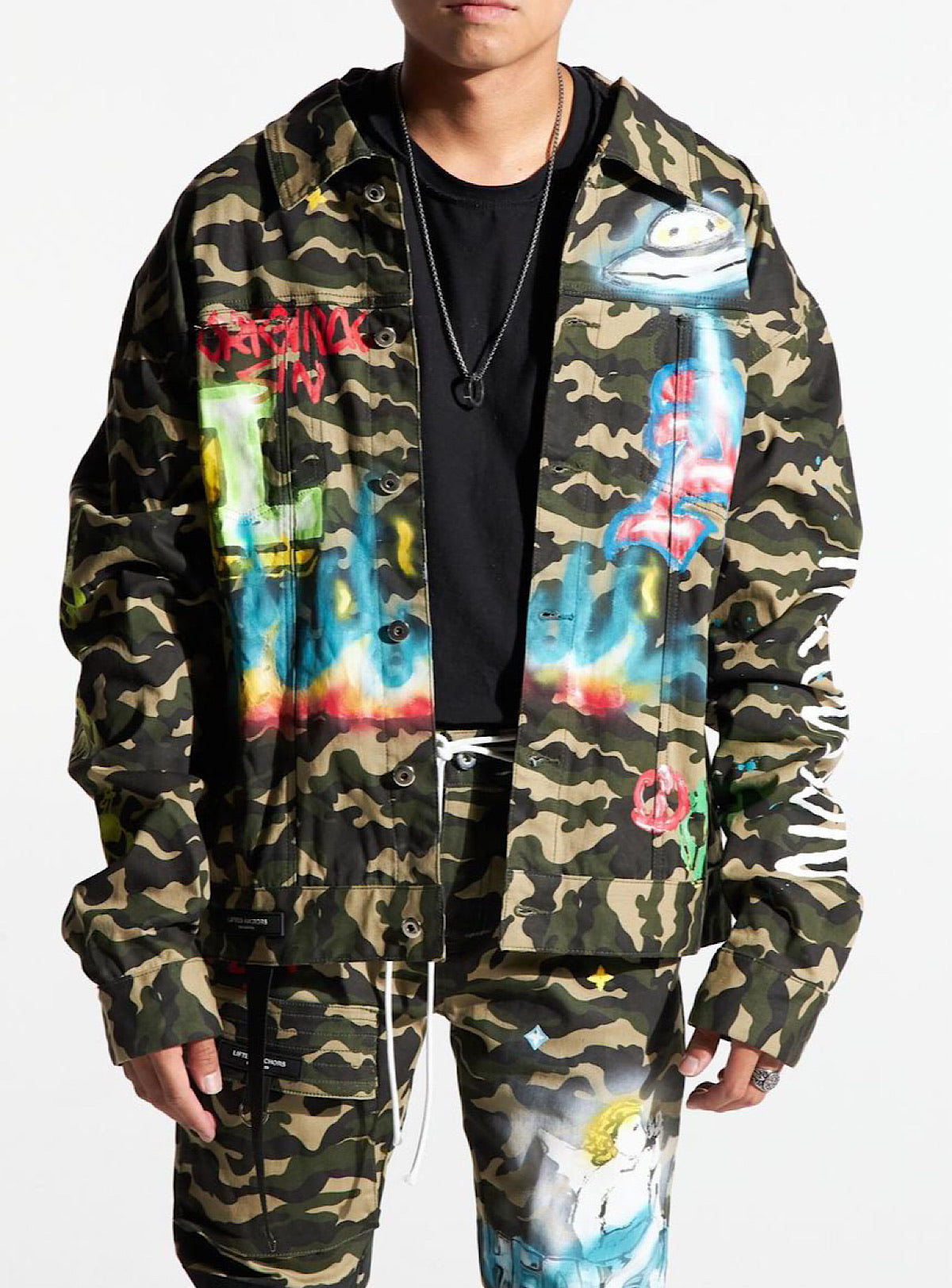 Lifted Anchors Jacket - Starlight Camo - Camo Green - LAH19-145