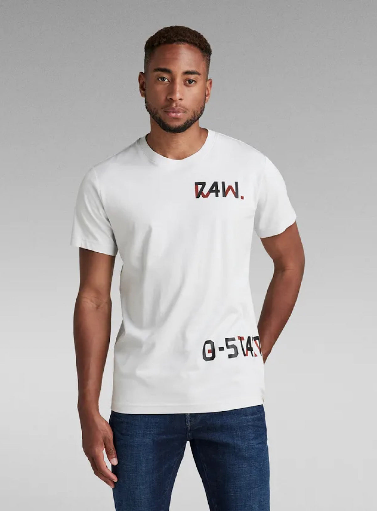 G-Star T-Shirt - Multiple 7411 - Nimbus Cloud - D21222