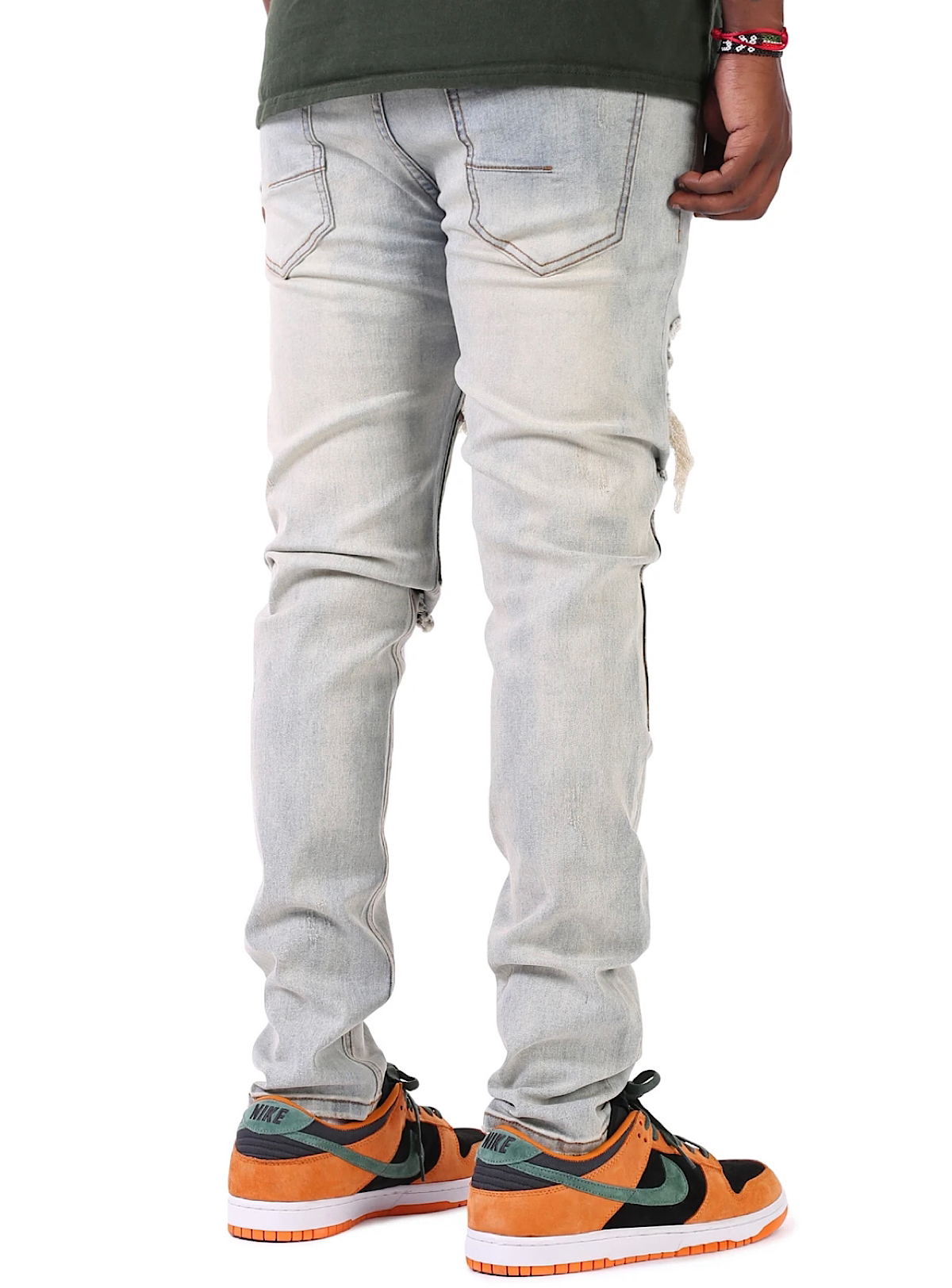 KDNK Jeans - Over & Under Camo - Blue - KND4479