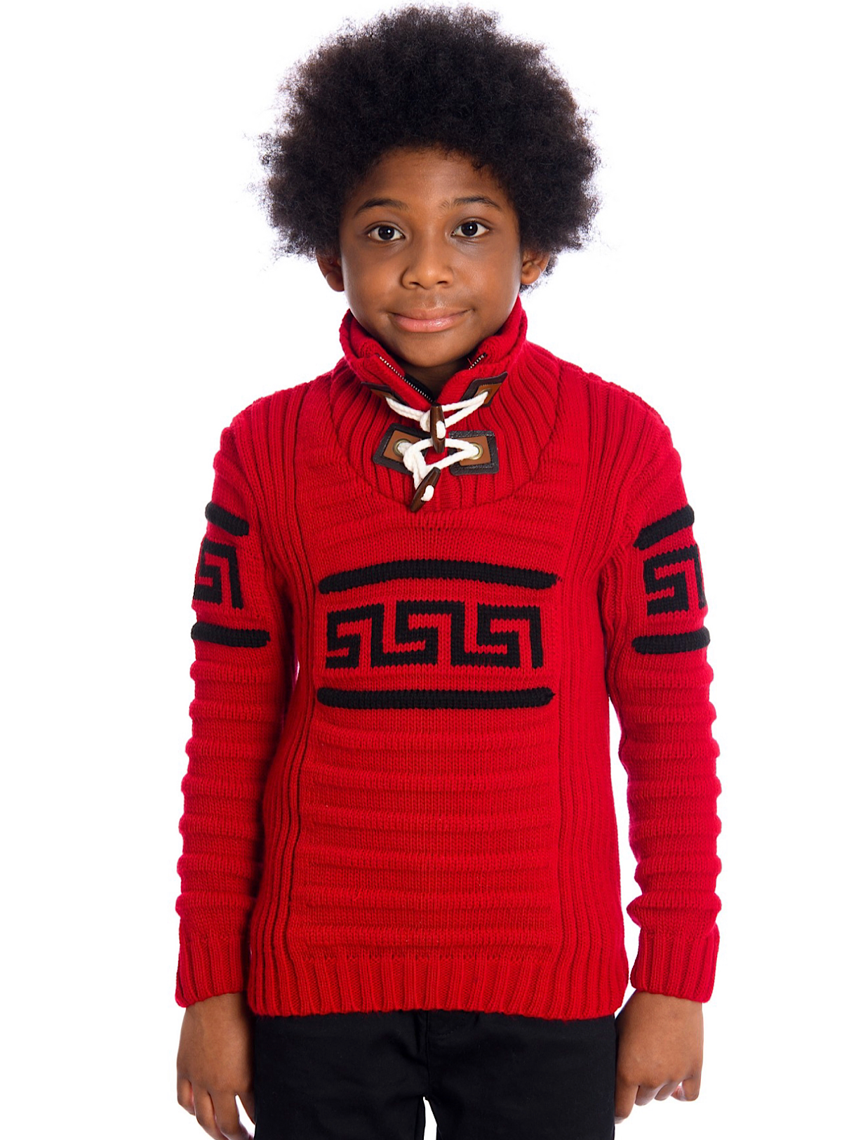 LCR Kids Sweater - Knit - Red - K-6335