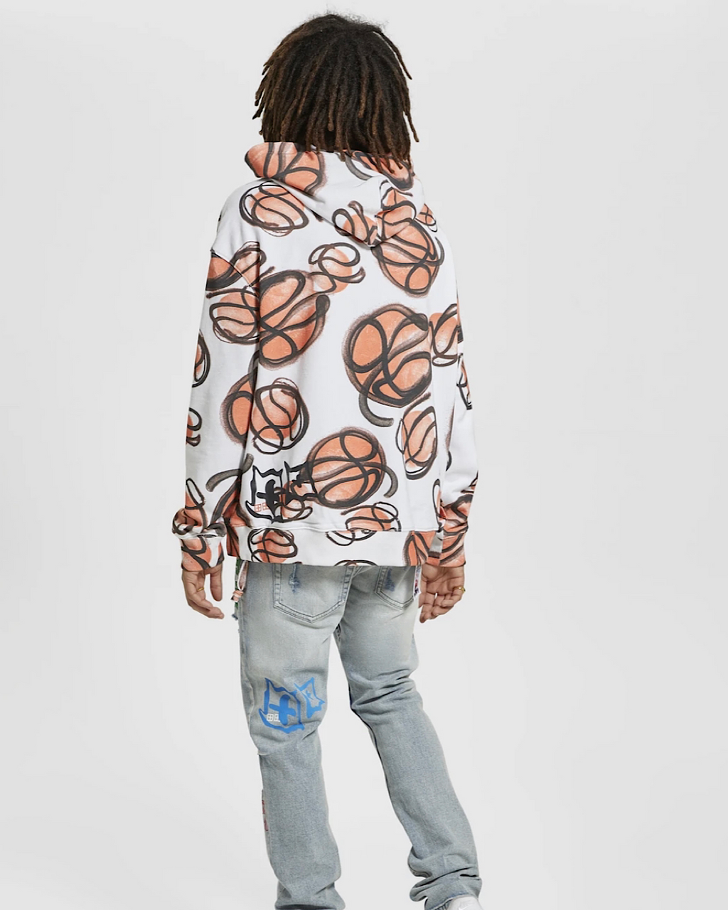 Ksubi Hoodie - Bball Biggie - White - 5000007017