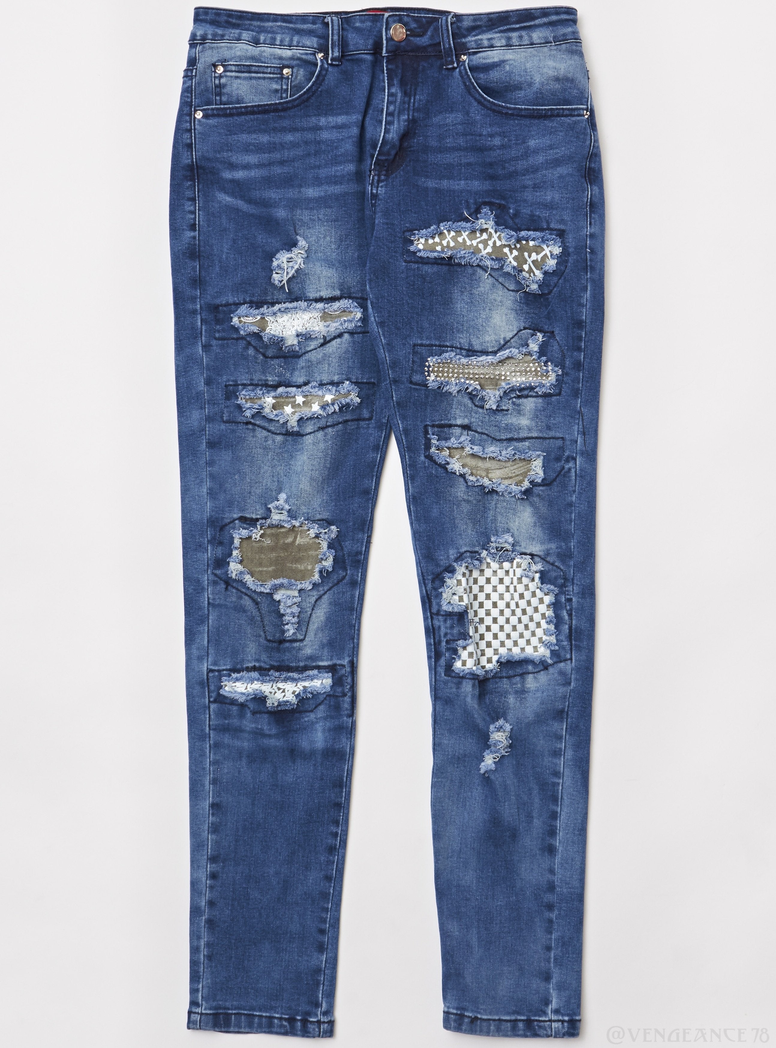 Politics Jeans - Patch - Blue