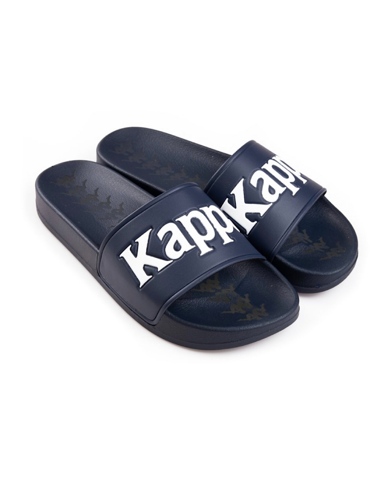 Kappa Slides - 222 Banda Adam 9 - Blue Marine And White - 304JPU0