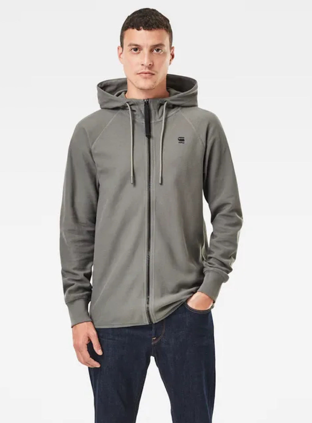 G-Star Hoodie - Fonal Jirgi - Gs Grey - D20357
