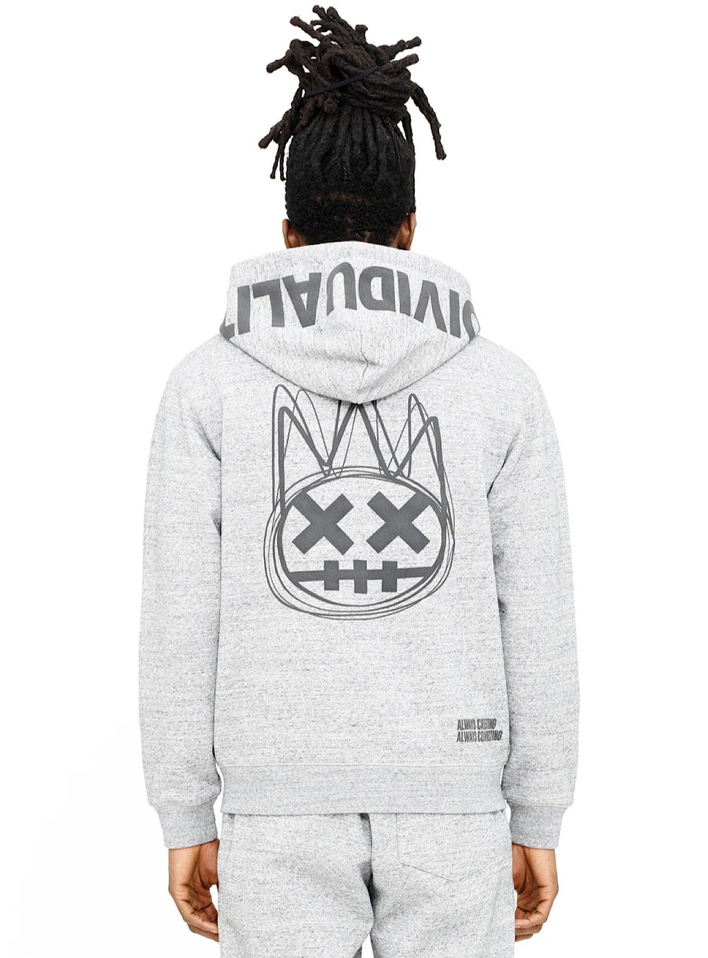 Cult of Individuality Sweatsuit - Zip Logo - Heather Grey - 621B0-ZH22B
