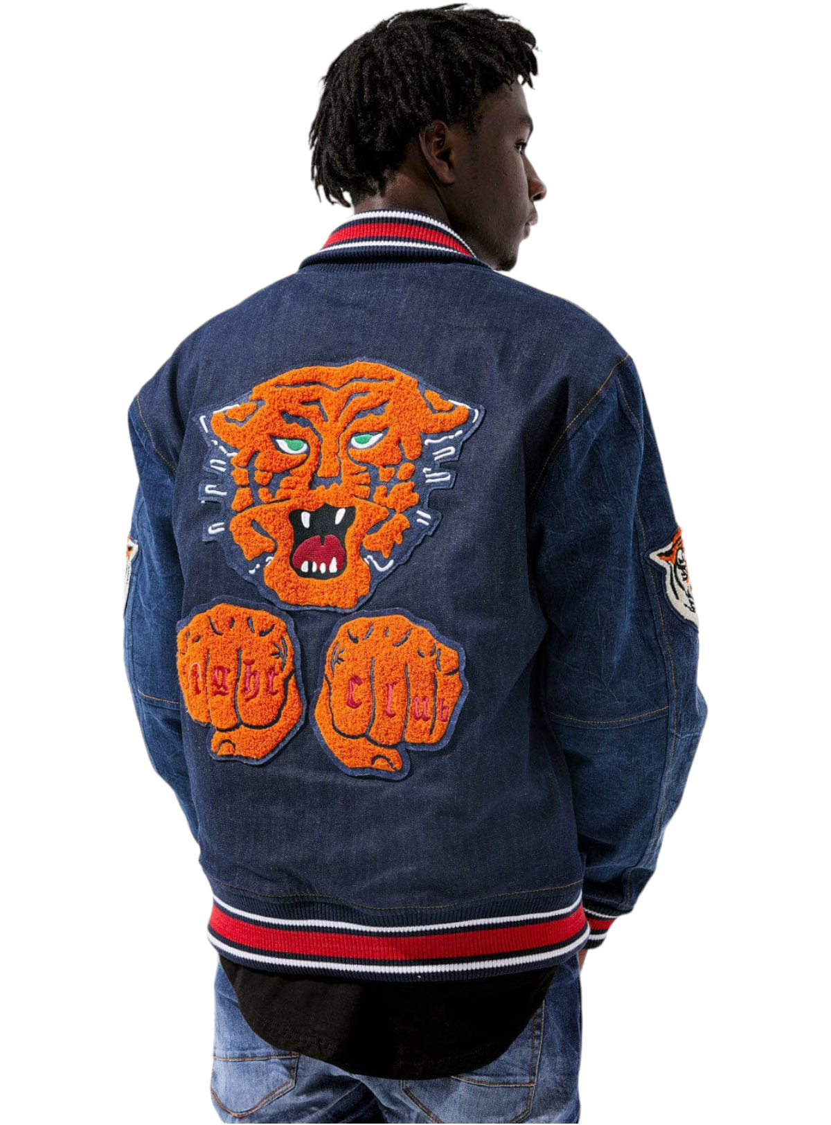 Jordan Craig Jacket - Crouching Tiger Varsity - Dark Blue - 91628