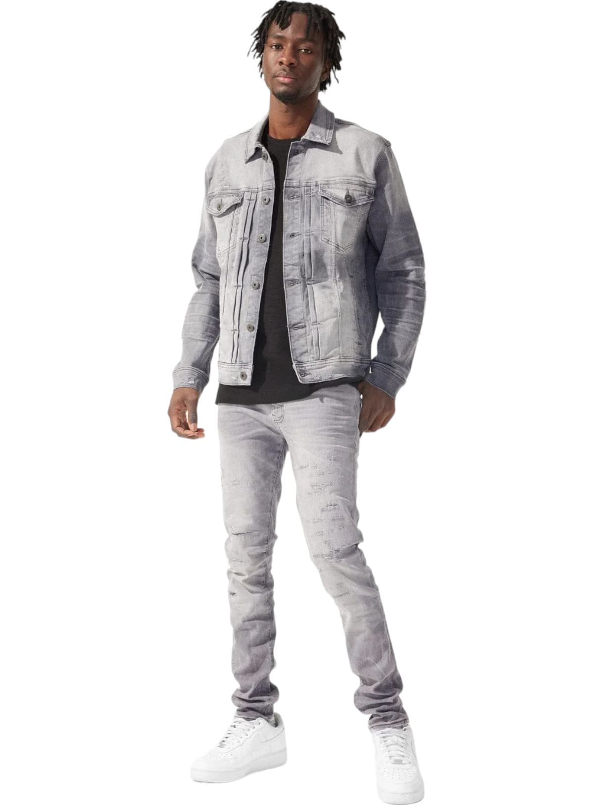Jordan Craig Jeans - Stacked New Generation - Arctic Grey - JTF358R