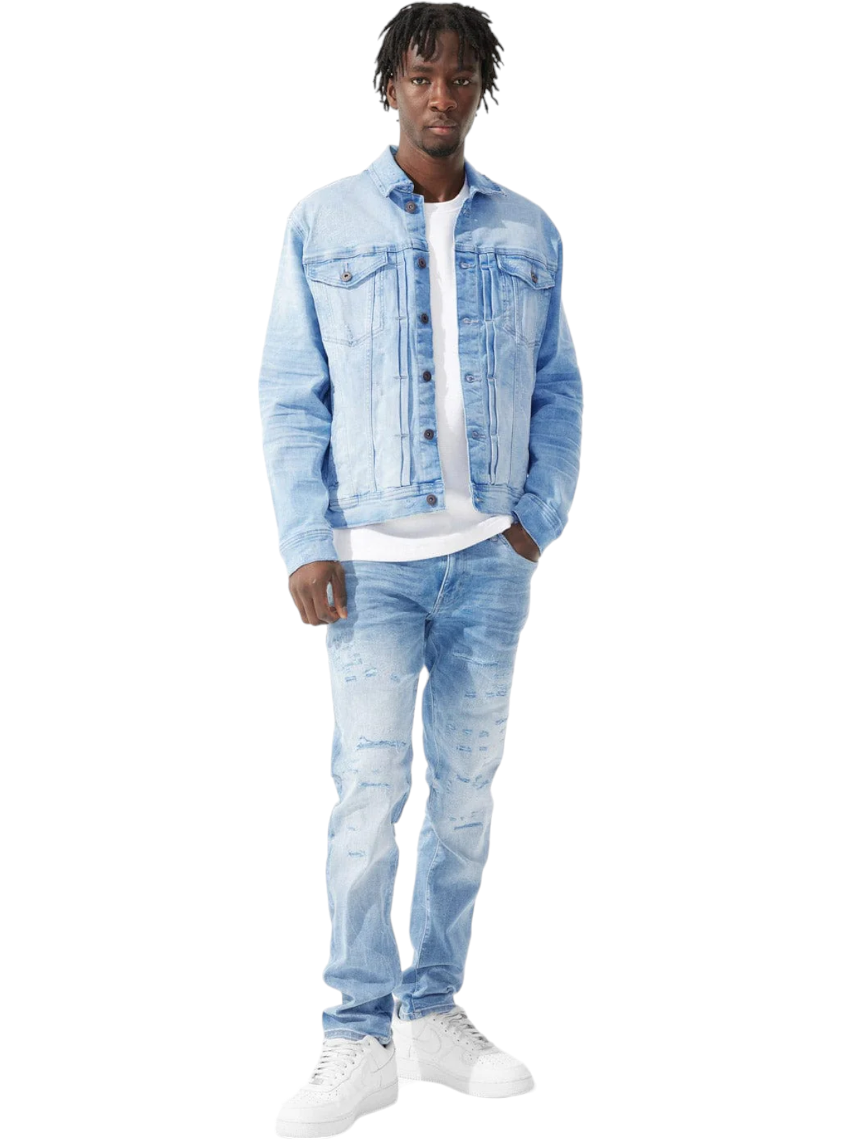 Jordan Craig Jean Jacket - New Generation - Sky Blue - JJ358R