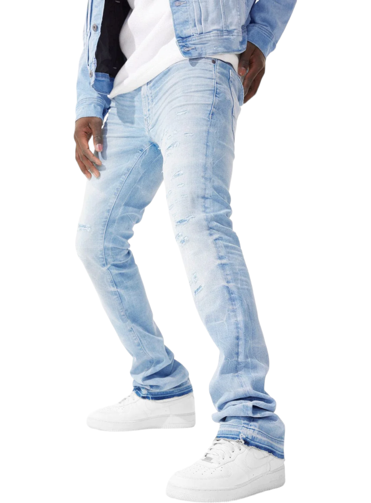 Jordan Craig Jeans - Stacked New Generation - Sky Blue - JTF358R