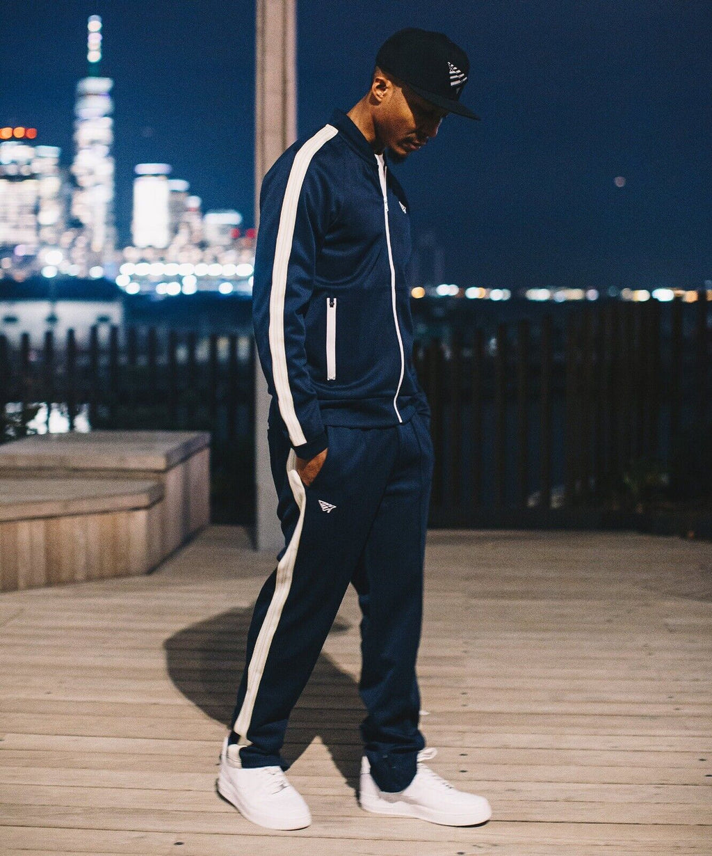 Paper Plane Track Suit - Track Logo - Navy Blue - 30043