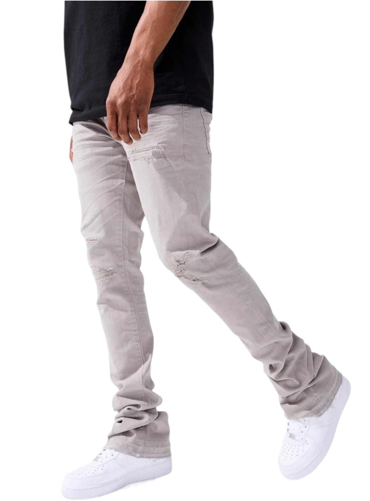 Jordan Craig Stacked Jeans - Martin Tribeca Twill - Light Grey - JTF956R