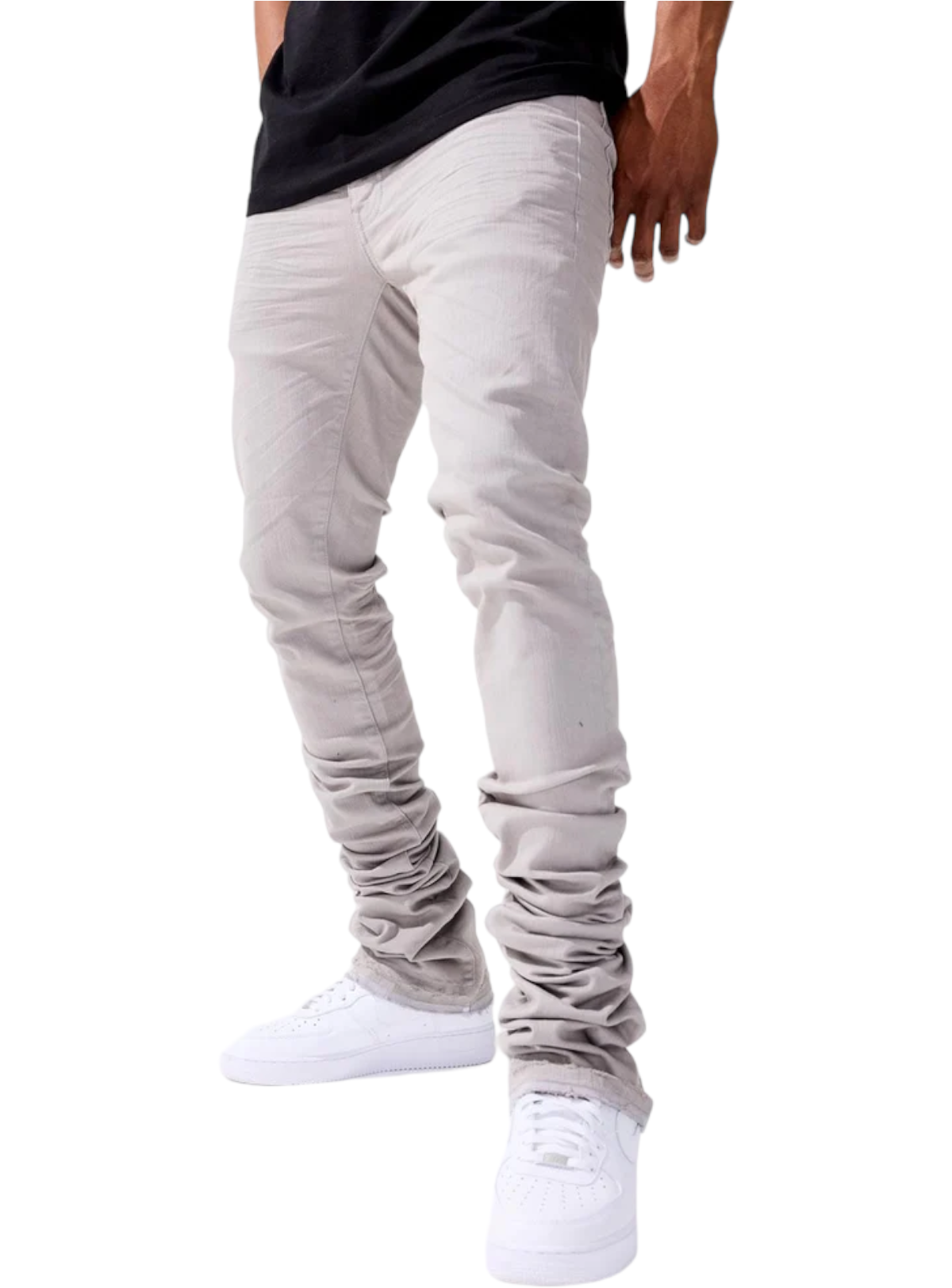 Jordan Craig Super Stacked Jeans - Martin - Light Grey - JTF212L