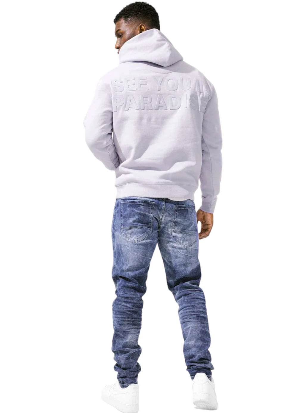 Jordan Craig Hoodie -  See You In Paradise - Light Mauve - 8550H