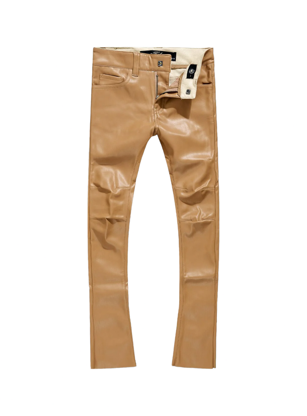 Jordan Craig Kids Pants - Thriller PU Leather - Mocha - JRF1139K